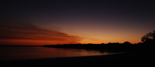 Australia, Northern Territory, Darwin, Sunset Over Fanny Cove