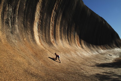 Australia, Western Australia, Wagin, Wave Rock - Eroded Lava Tube
