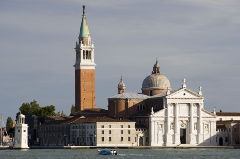 ITALY, Veneto, Venice, Palladio's 16th Century Church of San Giorgio on the island of San Giorgio