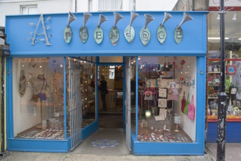 ENGLAND, East Sussex, Brighton, "Appendage fine art and jewellery shop in Kensington Gardens, North