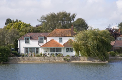 ENGLAND, Hampshire, Emsworth, Waterside house.