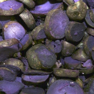 ENGLAND, Bristol, Bristol, Purple Potatoes - Pink Fur Apples