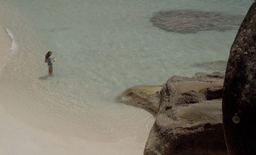 AUSTRALIA, Queensland, Fitzroy Island, "Reading a Book, Nudie Beach, Fitzroy Island  "