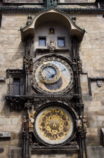 CZECH REPUBLIC, Bohemia, Prague, The Astronomical Clock on the Old Town Hall