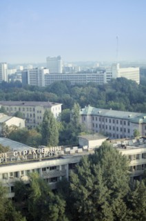 UZBEKISTAN, Tashkent, View over the city skyline.
