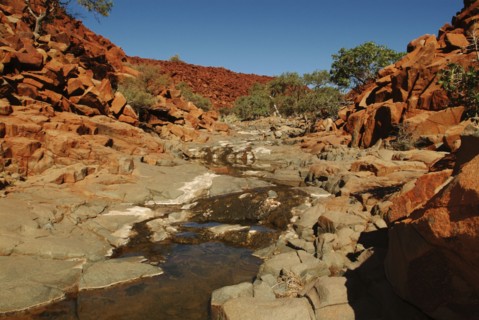 Australia, Western Australia, Dampier, "Site of 40,000 yo Aboriginal Art."