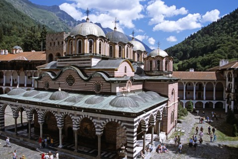BULGARIA, Rila, "Nativity Church, Rila Monastery."
