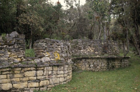PERU, Amazonas, Chachapoyas, "Kuelap Fortress ruins, Chachapoyas culture also known as the Cloud