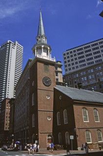 USA, Massachusetts, Boston, "Old South Meeting House, Washington Street,"