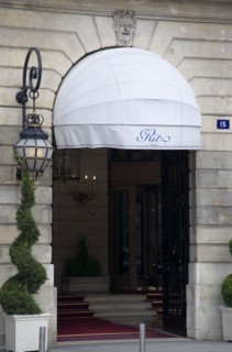 FRANCE, Ile de France, Paris, The Ritz Hotel entrance in Place Vendome