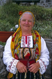 BULGARIA, Dobarsko, Dobarski Babi Folk Group member.