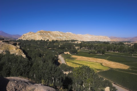 AFGHANISTAN, Bamiyan Province, Bamiyan , View of Bamiyan valley