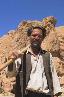 AFGHANISTAN, Bamiyan Province, Bamiyan , Local man