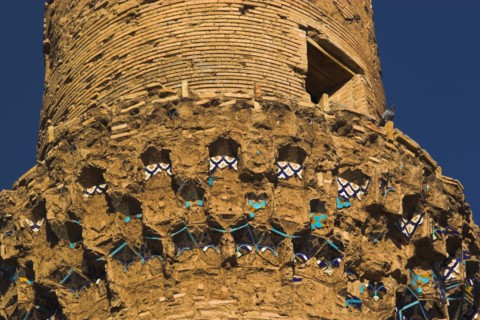 AFGHANISTAN, Herat, "The Mousallah Complex, Minaret One of several minarets in this complex, this