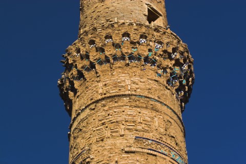 AFGHANISTAN, Herat, "The Mousallah Complex, Minaret One of several minarets in this complex, this