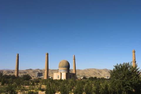 AFGHANISTAN, Herat, "The Mousallah Complex, Gaur Shad 's Mausoleum Part of the Mousallah Complex