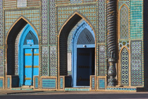 AFGHANISTAN, Mazar-I-Sharif, "Shrine of Hazrat Ali (who was assissinated in 661) This shrine was