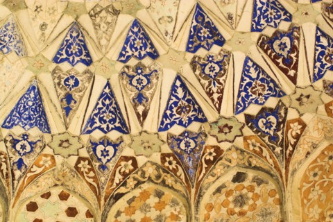 AFGHANISTAN, (Mother of Cities), Balkh, "Mosque interior at the ruins of Takht-i-Pul, once an elite