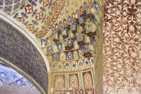AFGHANISTAN, (Mother of Cities), Balkh, "Mosque interior at the ruins of Takht-i-Pul, once an elite