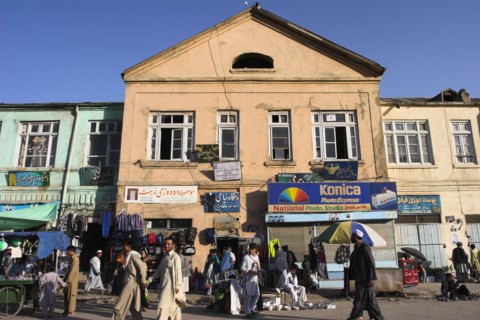 AFGHANISTAN, Kabul, Street scene alongside the Kabul river