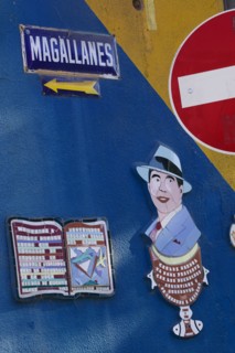 ARGENTINA, Buenos Aires, Street sign in La Boca.