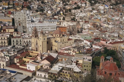 MEXICO, Guanajuato, Cityscape.