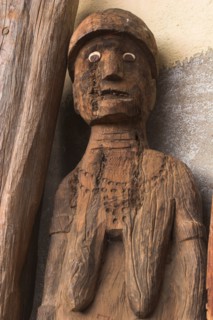 ETHIOPIA, South, Konso - Waga (Wakka), "Famous carved wooden effergies of Chiefs and Warriors,