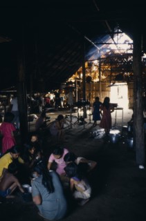 COLOMBIA, North West Amazon, Tukano Indigenous People, Makuna maloca or tribal communal home