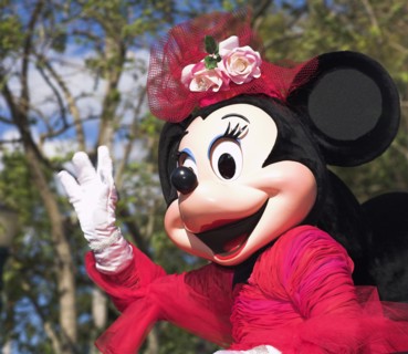 USA, Florida, Orlando, Walt Disney World Resort. Mickey Mouse character on stage in the Magic