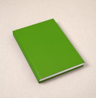 INDUSTRY, Publishing, Paper, Green hardback book