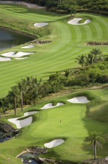 WEST INDIES, St Vincent & The Grenadines, Canouan, Raffles Resort Trump International Golf Course