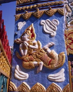 MALAYSIA, Penang, Georgetown, "Wat Chayamangkalaram also known as Wat Buppharam,  large Thai temple