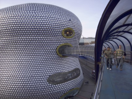 ENGLAND, West Midlands, Birmingham, Exterior of Selfridges department store in the Bullring