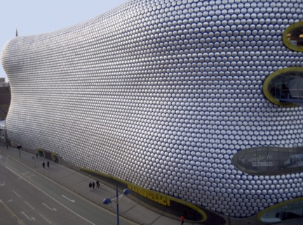 ENGLAND, West Midlands, Birmingham, Exterior of Selfridges department store in the Bullring