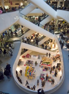 ENGLAND, West Midlands, Birmingham, Interior of Selfridges department store in the Bullring