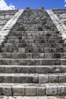 MEXICO, Yucatan, Chichen Itza, "El Osario, The Ossuary"