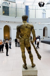 ITALY, Lazio, Rome, The Capitoline Museum palazzo dei Conservatori. Visitors view the 2nd Century