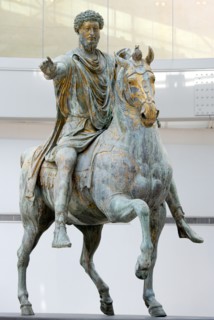 ITALY, Lazio, Rome, Capitoline Museum in Palazzo dei Conservatori The original 2nd Century gilded
