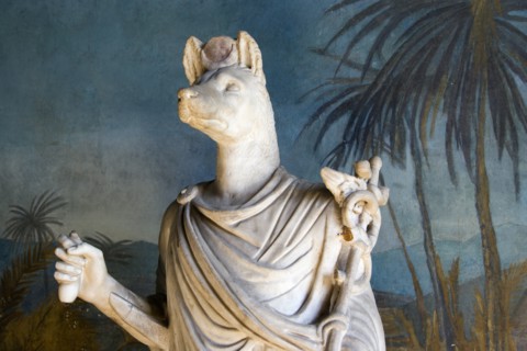 ITALY, Lazio, Rome, "Vatican City Museum Part of the reconstruction of Hadrian's Villa (Tivoli)
