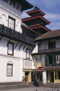 NEPAL, Kathmandu, Royal Palace or Hanuman Dhoka. Nasal Chowk Courtyard