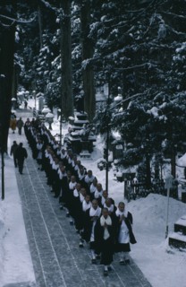 JAPAN, Honshu, Wakayama, Mount Koyosan.  Centre of the Shingon Buddhist sect established by the