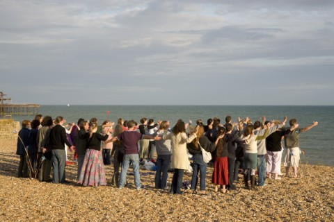 ENGLAND, East Sussex, Brighton, "Summer Solstice Open Ritual to celebrate the longest day, based on