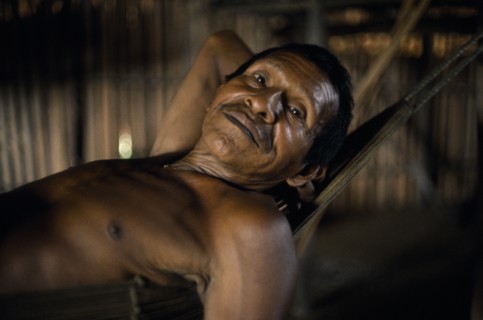 COLOMBIA, North West Amazon Vaupes rio Piraparana, Tukano Indigenous People, Portrait of Makuna