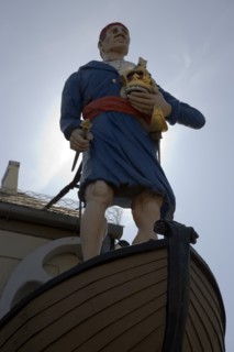 ENGLAND, West Sussex, Shoreham-by-Sea, Exterior of the Crown and Anchor public house in the high