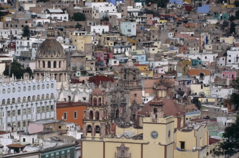 MEXICO, Guanajuato, Cityscape.