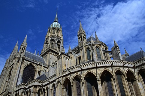 FRANCE, Normandy, Bayeux, Notre Dame Cathedral.