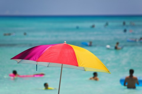 USA, Hawaii, Oahu, Central Waikiki Beach