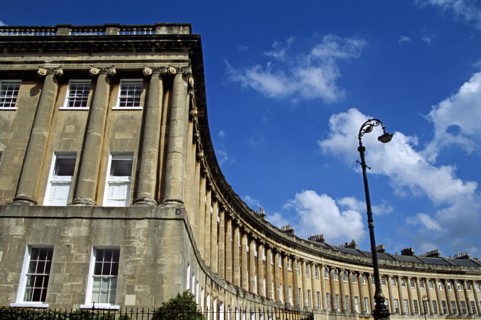 ENGLAND, Somerset, Bath, Royal Crescent.