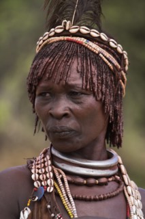 ETHIOPIA, Lower Omo Valley, Turmi, "Hama Jumping of the Bulls initiation ceremony, ETHIOPIA, Lower