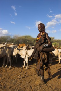 ETHIOPIA, Lower Omo Valley, Tumi, "Hama Jumping of the Bulls initiation ceremony, Ritual dancing